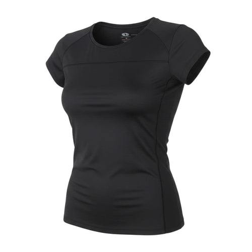 Athletic Works Women's Black Short Sleeve Sports T-Shirt Size S
