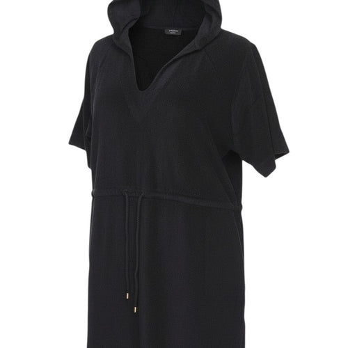 JD Williams Women’s Black S Hooded Long Sleeve Shift Dress