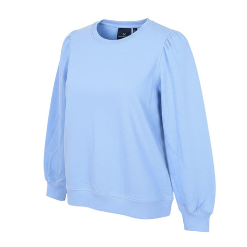 Crew Clothing Company Women Blue Size 16 Cotton Blend Pullover Sweatshirt