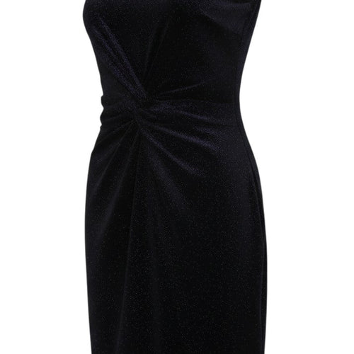 M&Co Women’s Blue Glitter Bodycon Knee Length Party Dress UK 12
