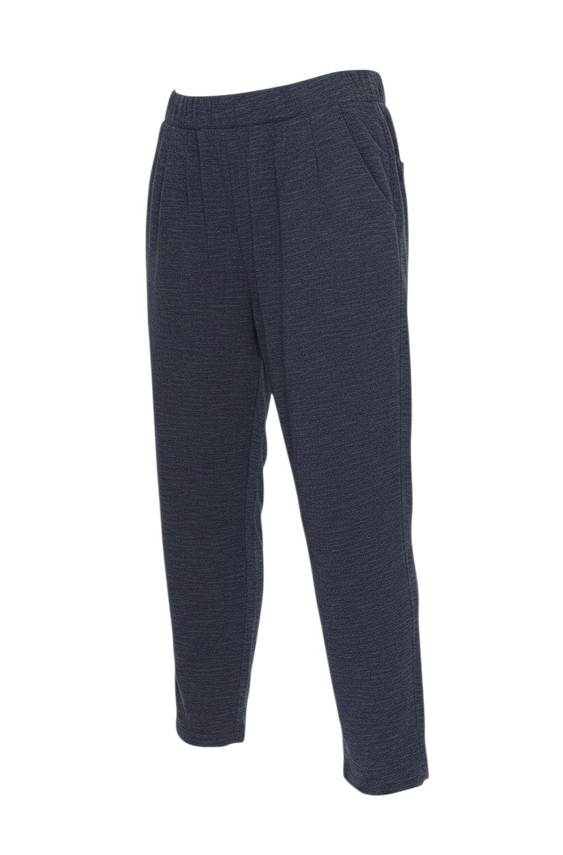 White Stuff Women’s Blue UK 8 Tapered Jogger Trousers Elastic Waist