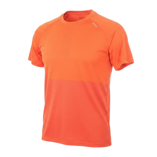 DECATHLON Womens Orange  Polyester Basic T-Shirt Size M Round Neck