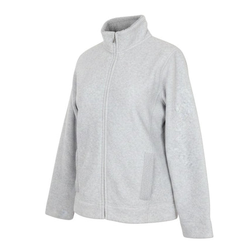 ISLE Women’s Grey Fleece Full Zip Jacket Size 14 Regular Fit