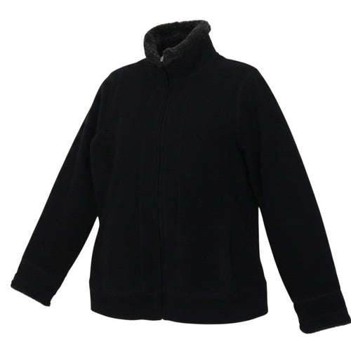 Maine New England Women's Black Fleece Jacket Size 10