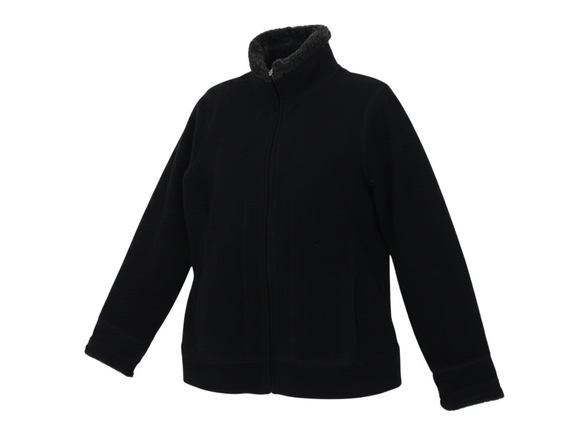 Maine New England Women's Black Fleece Jacket Size 10