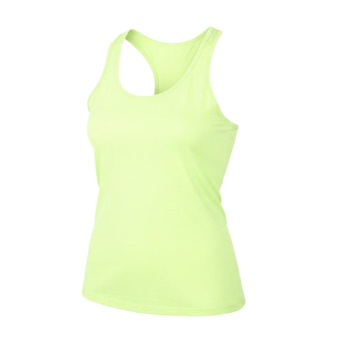 Prewornwholesale Marks and Spencer women's lime green scoop neck tank top in breathable stretch jersey fabric.