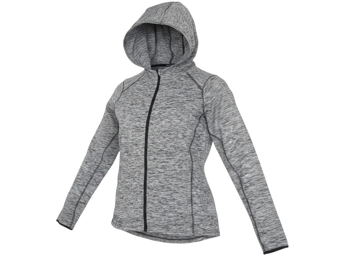 Prewornwholesale Marks and Spencer women's grey marl full zip hoodie with raglan sleeves and a hood