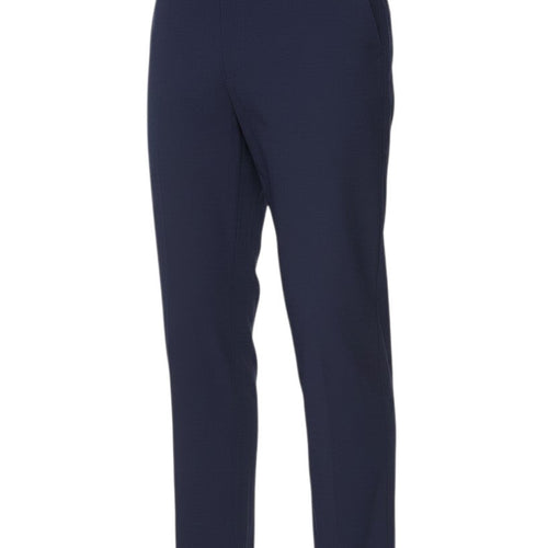 M&S Women’s Blue Size 16 Cotton Blend Tapered Work Trousers