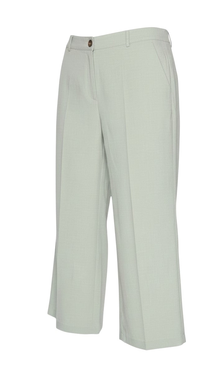 M&S Collection Women’s Green Size 20 Wide-Leg Dress Trousers