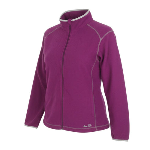 Peter Storm Womens Purple Full Zip Fleece Jacket Size 18