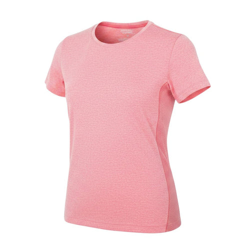 Dunnes Stores Womens Pink  Nylon Pullover T-Shirt Size M Crew Neck Pullover