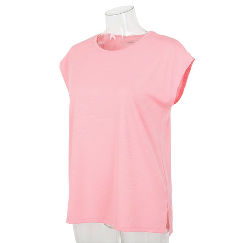Dunnes Stores Womens Pink  Polyester Basic T-Shirt Size L Round Neck Pullover