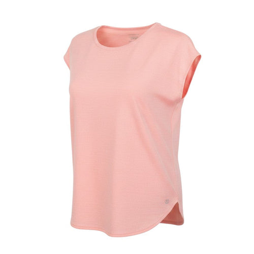 Dunnes Stores Womens Pink  Polyester Basic T-Shirt Size M Crew Neck