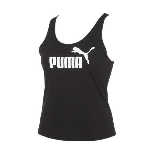 Puma Womens Black Sports Tank Top Size 14 Cotton Blend