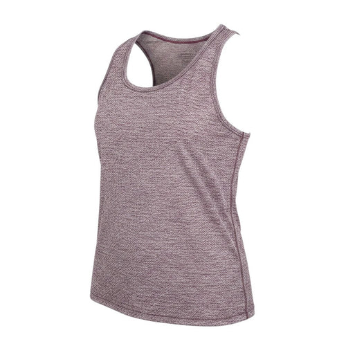 Dunnes Stores Womens Purple Geometric 100% Polyester Basic Tank Size 8 Scoop Neck Pullover