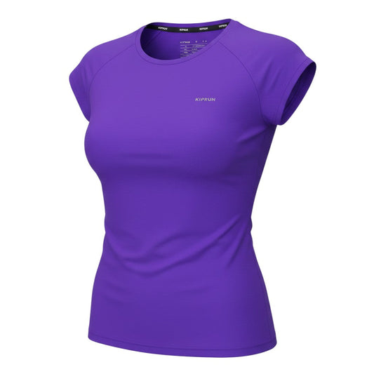 Kiprun Women's Purple Lightweight Running T-Shirt Size S