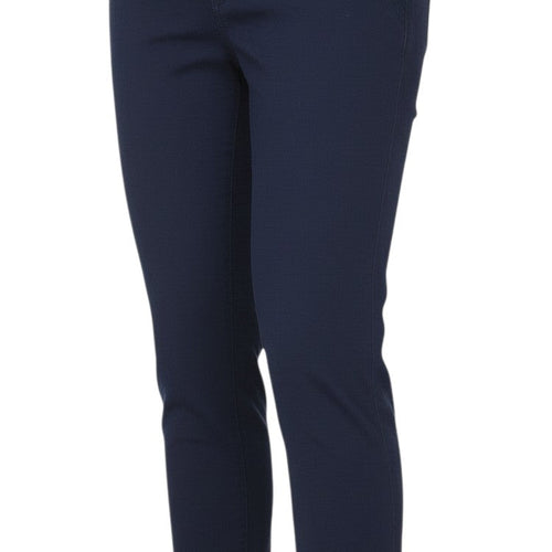 Wallis Women’s Blue UK 10 Cropped Stretch Trousers Pockets