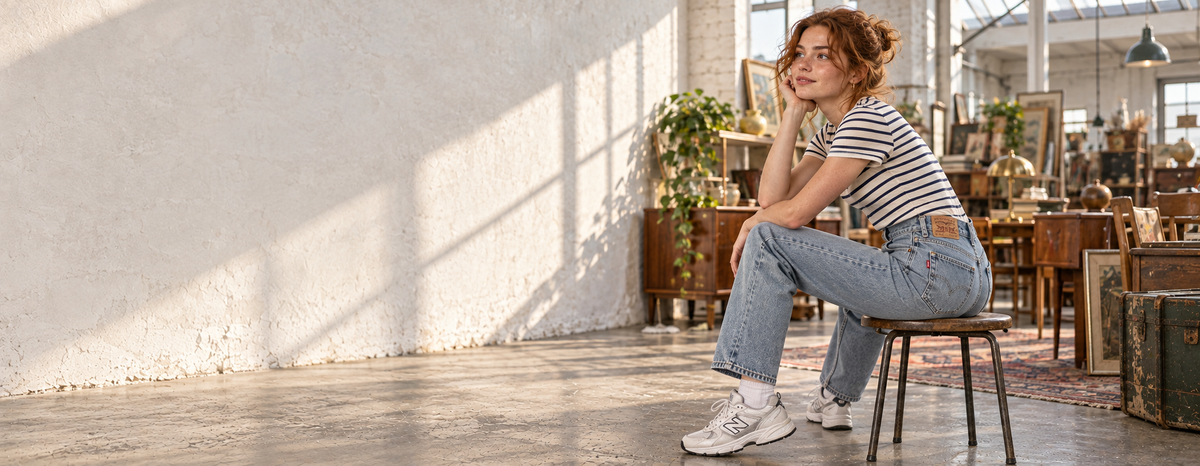 Women’s Mom Jeans curated Preworn edit