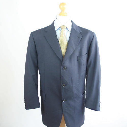 Jaguar Mens Blue Wool Suit Jacket 48 Chest (Regular)