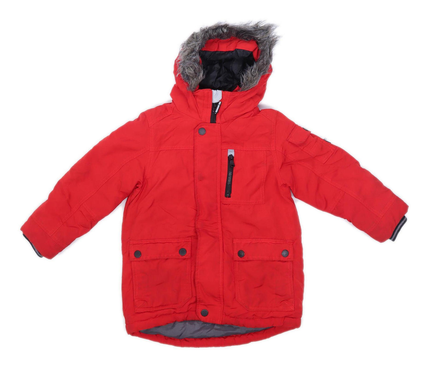 Next Boys Red Coat Age 6 Years