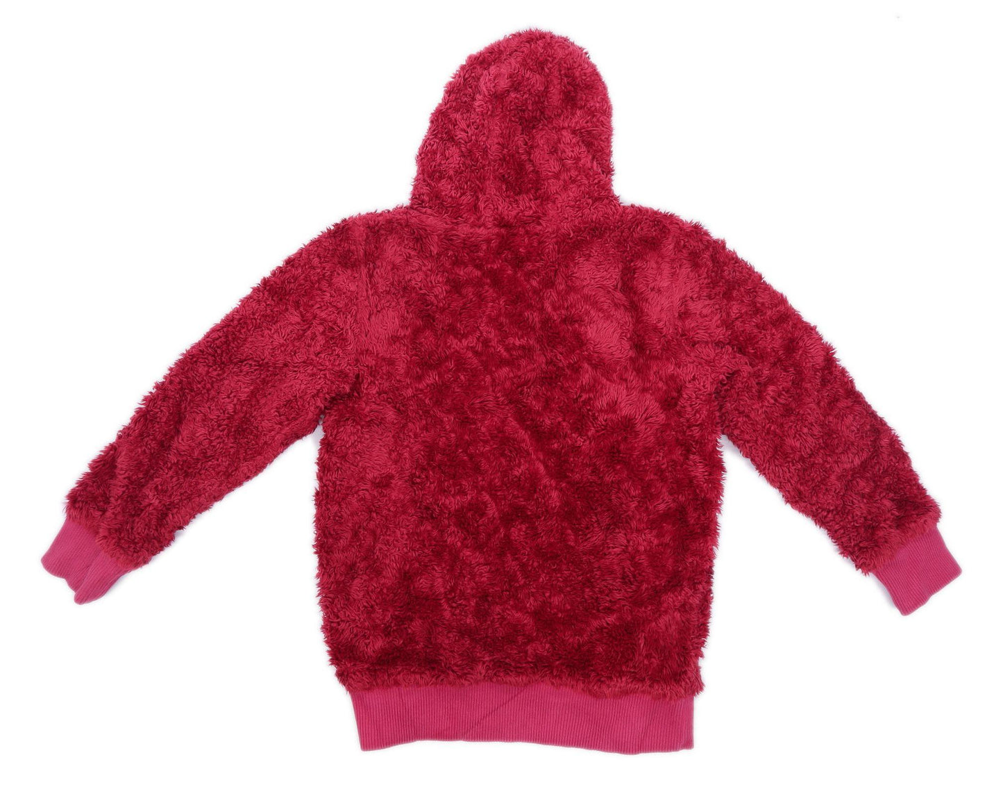 Next Girls Pink Fluffy Jacket Age 15 Years