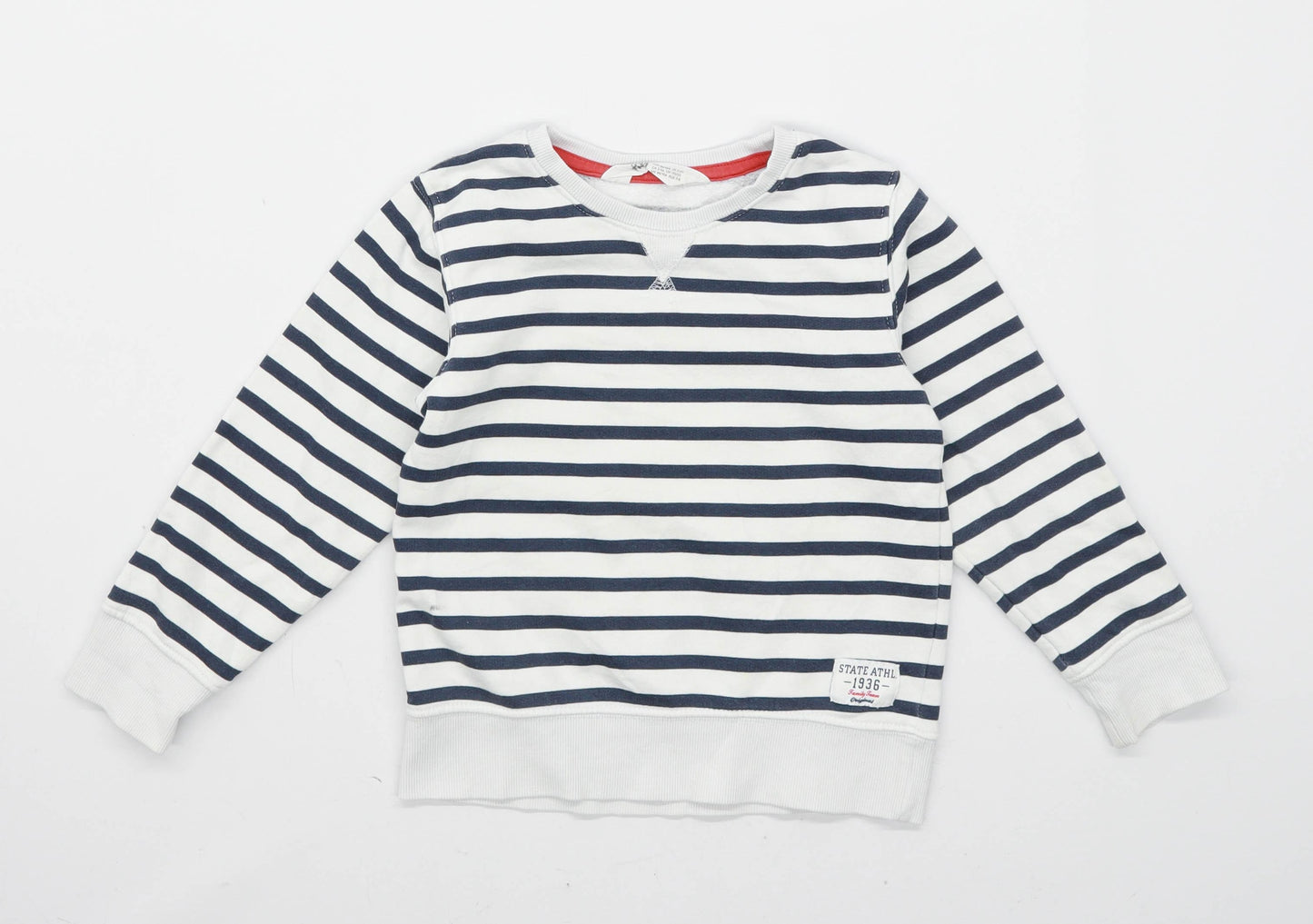 H&M Boys Striped Multi-Coloured Sweatshirt Age 2-4 Years
