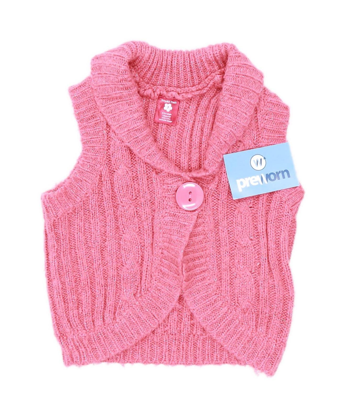 Pumpkin Patch Girls Pink Cardigan Age 7