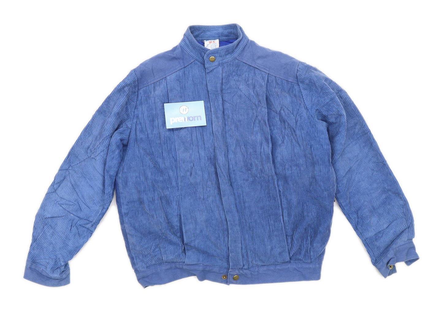 K L Boys Textured Blue Coat Age 11-12