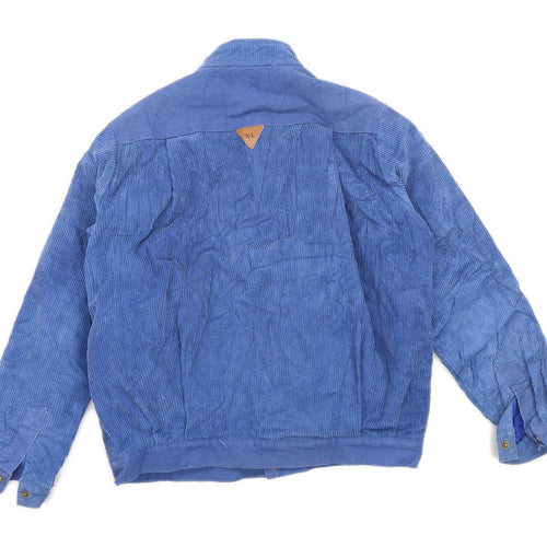 K L Boys Textured Blue Coat Age 11-12