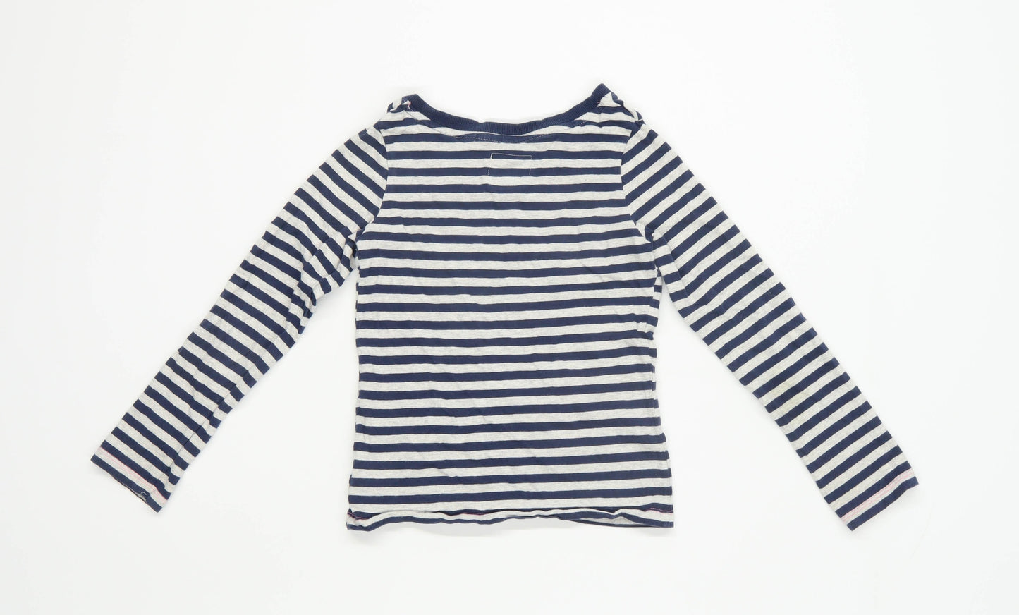 Next Girls Striped Multi-Coloured Top Age 5 Years