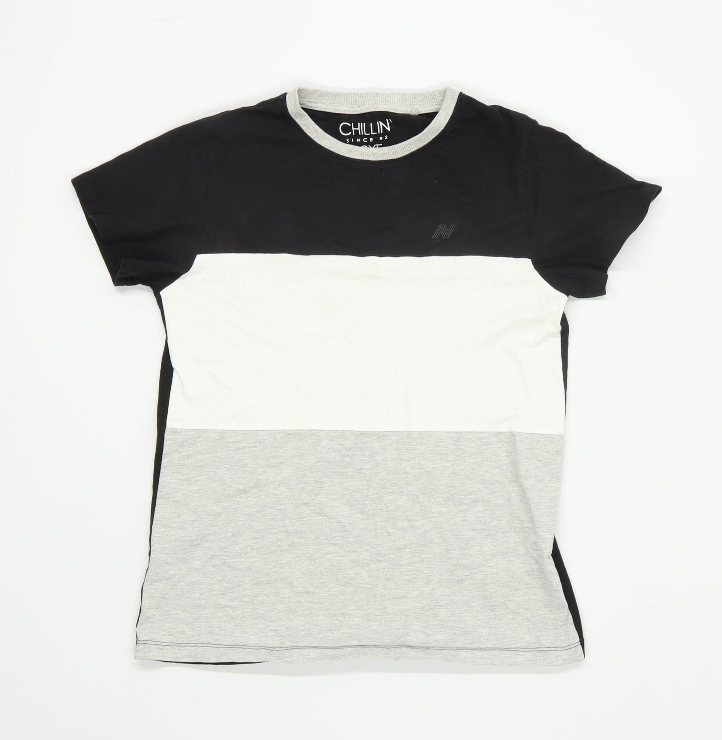 Next Boys Striped Multi-Coloured T-Shirt Age 12 Years