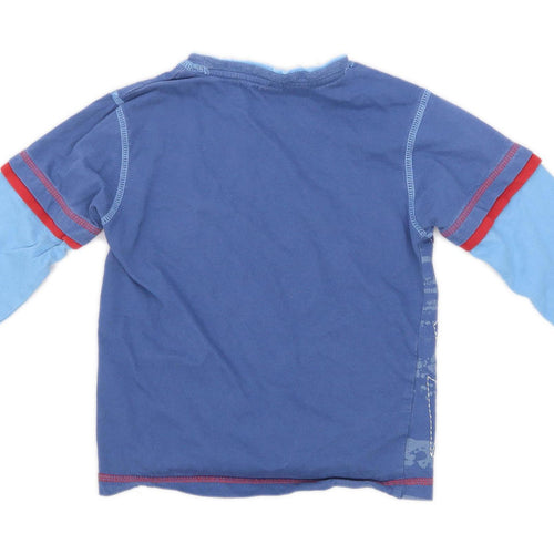 TU Boys Blue Top Age 3-4