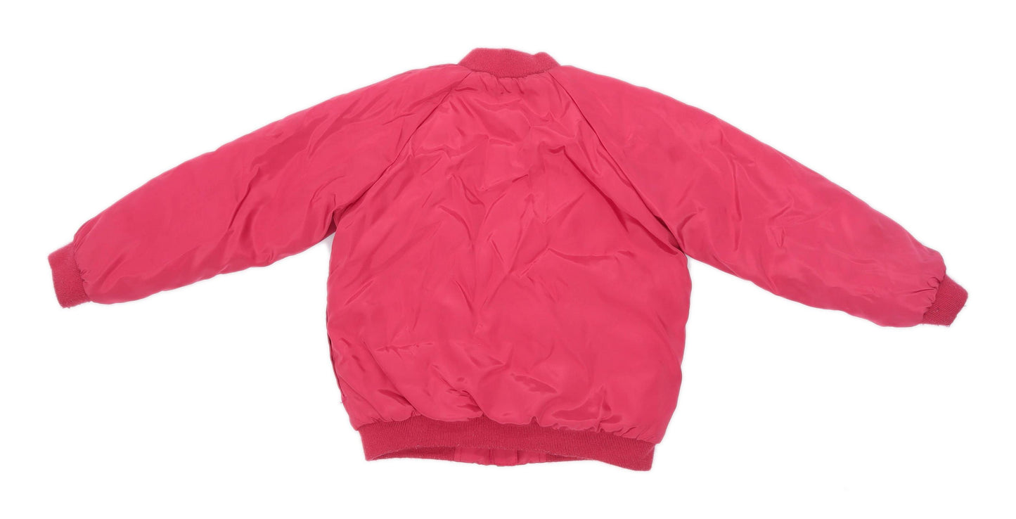 TU Girls Floral Pink Jacket Age 4-5 Years