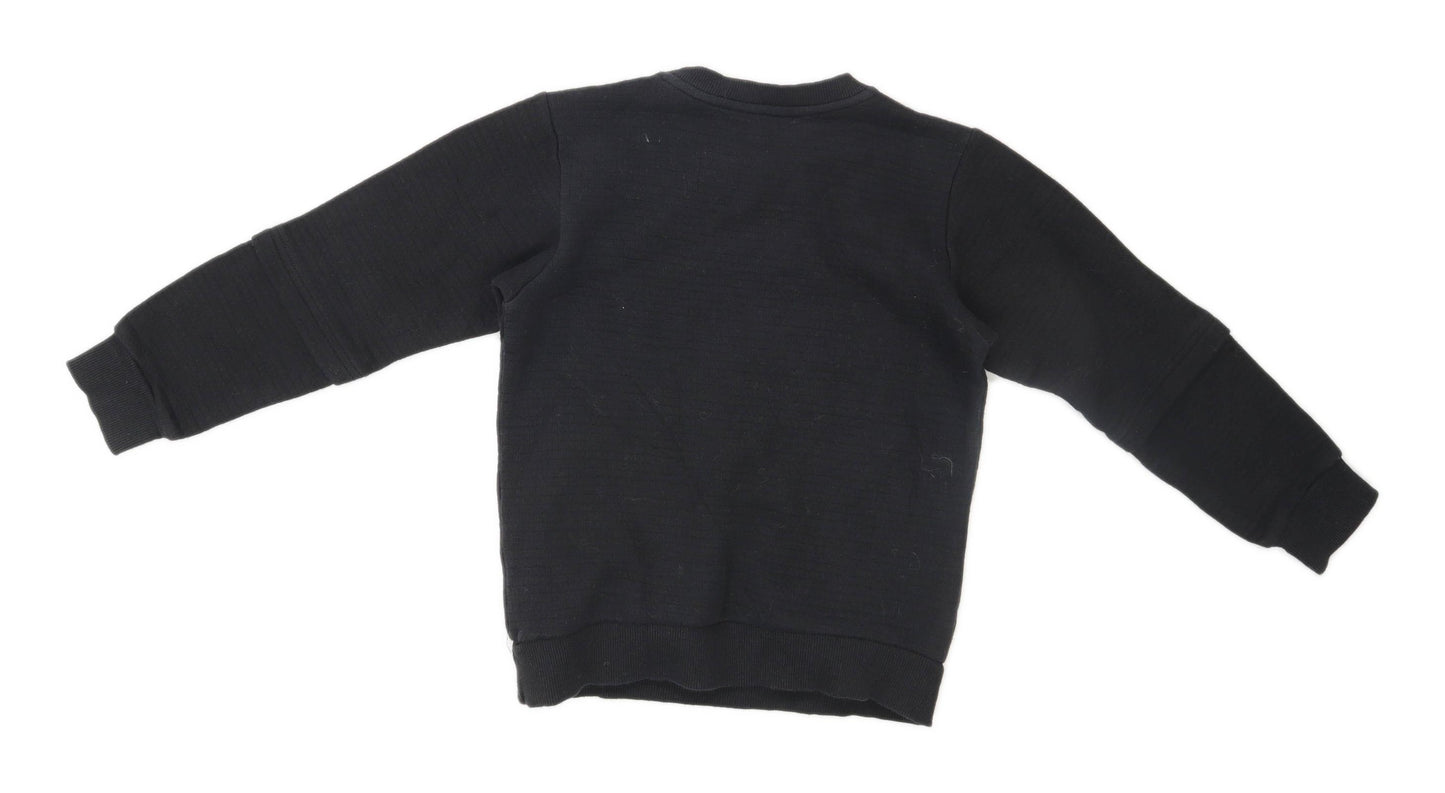 Matalan Boys Black Jumper Age 9