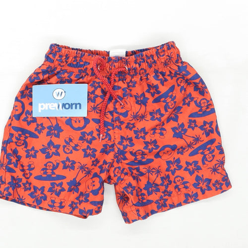 Tesco Boys Red Shorts Age 2-3