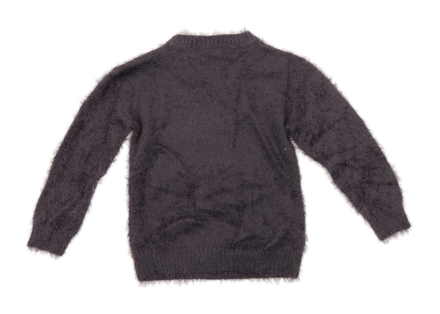 Matalan Girls Graphic Blue Jumper Age 7