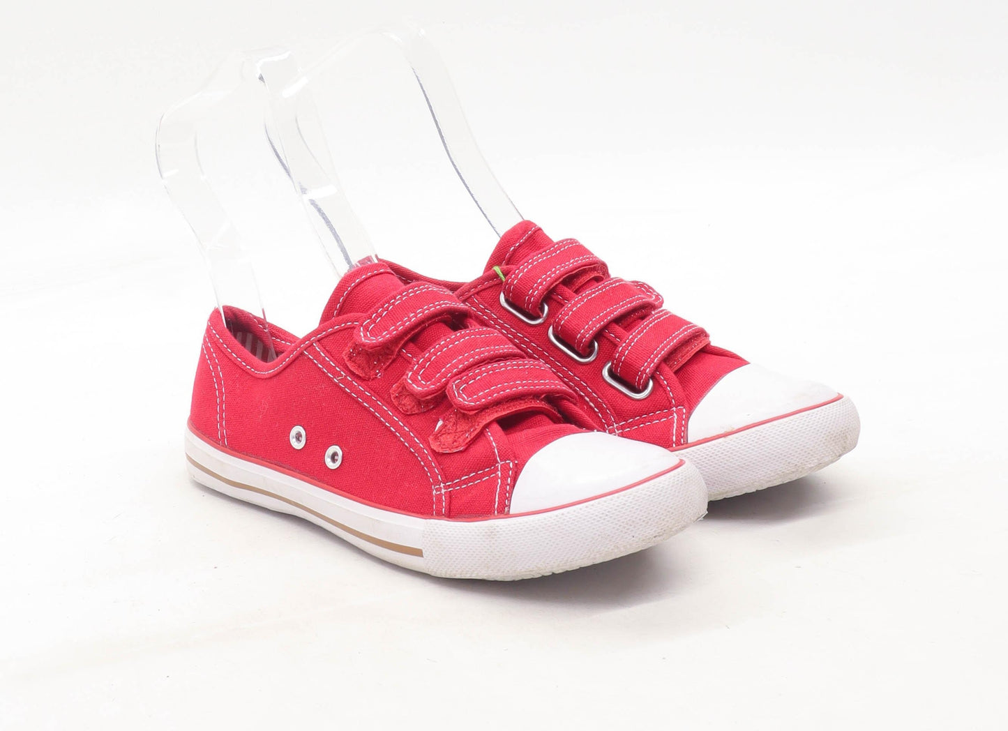 TU Boys UK Size 2 Red Plimsolls