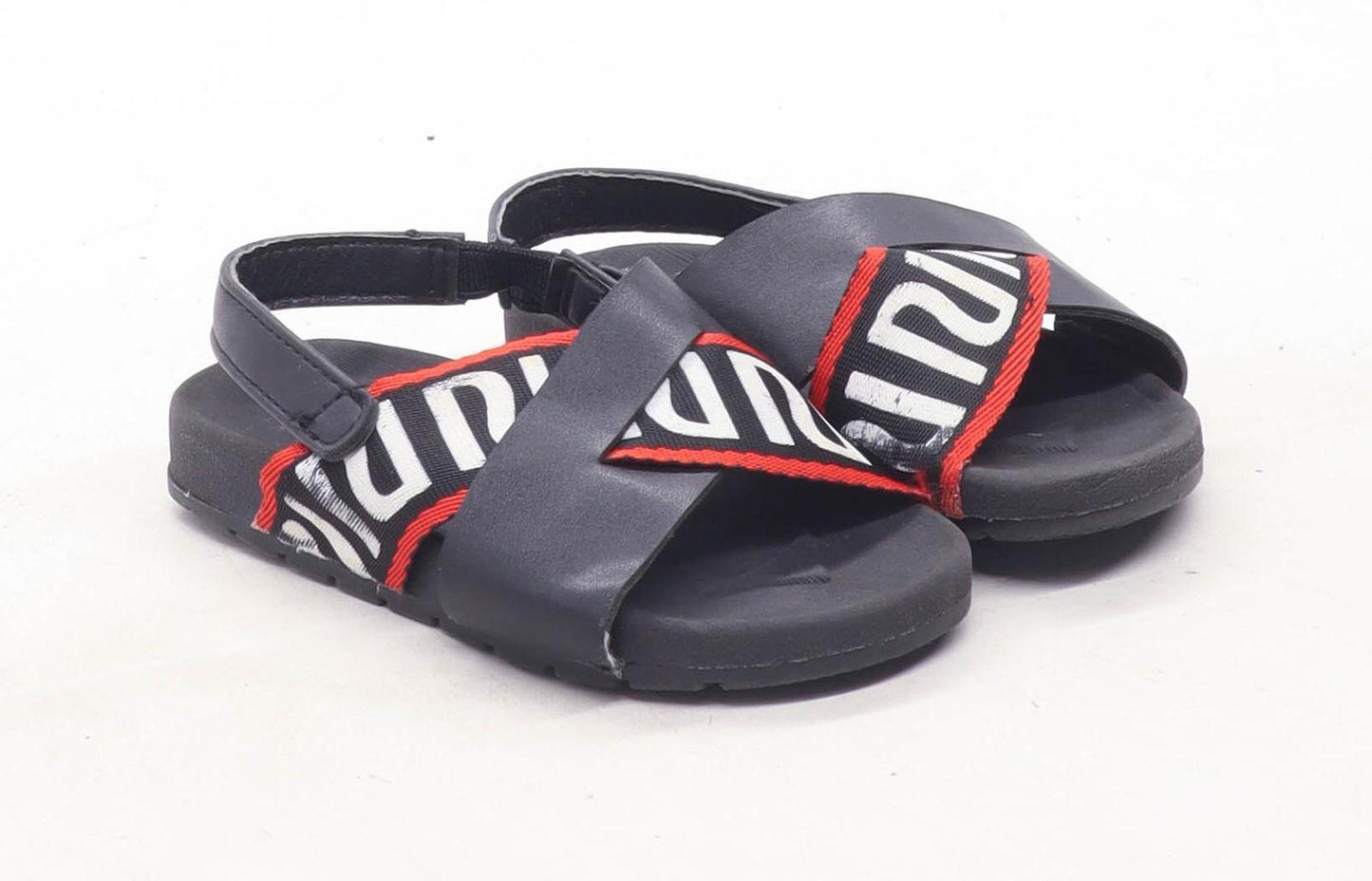 River Island Boys UK Size 4 Black Infant Sandals