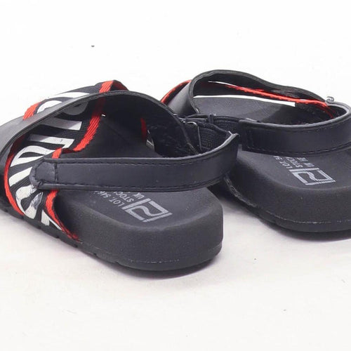 River Island Boys UK Size 4 Black Infant Sandals