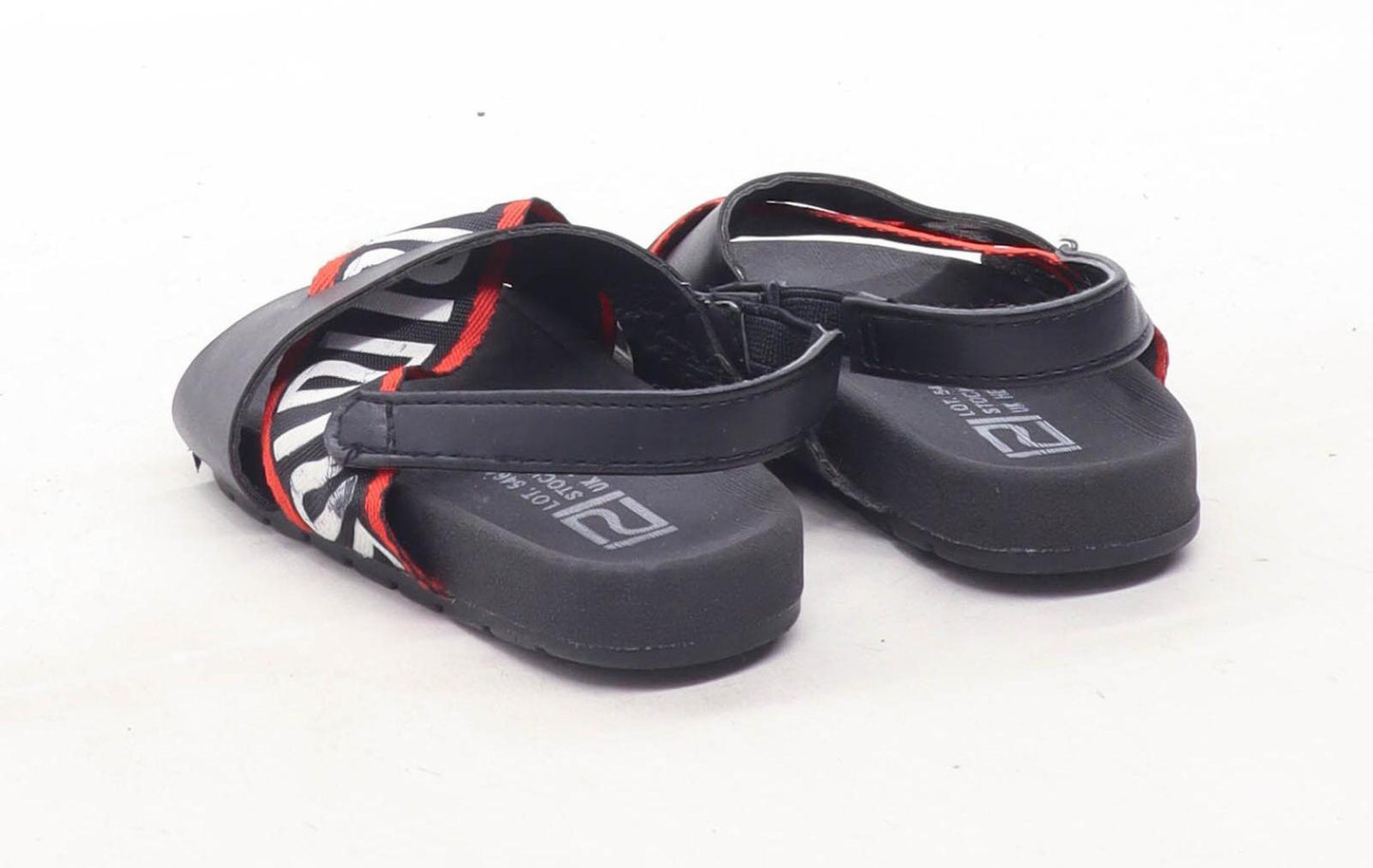 River Island Boys UK Size 4 Black Infant Sandals