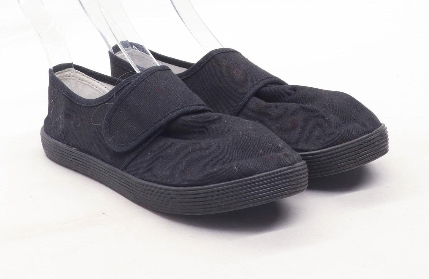 Marks & Spencer Boys UK Size 1 Black Plimsolls