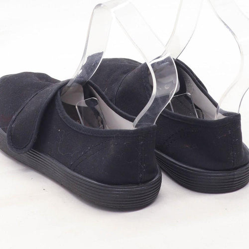 Marks & Spencer Boys UK Size 1 Black Plimsolls