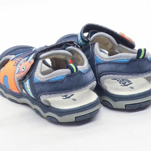 Feet Street Boys UK Size 8 Blue Infant Sandals