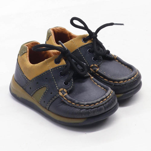 Clarks Boys UK Size 3.5 Blue Infant Shoes