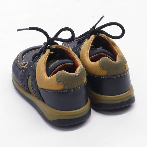 Clarks Boys UK Size 3.5 Blue Infant Shoes