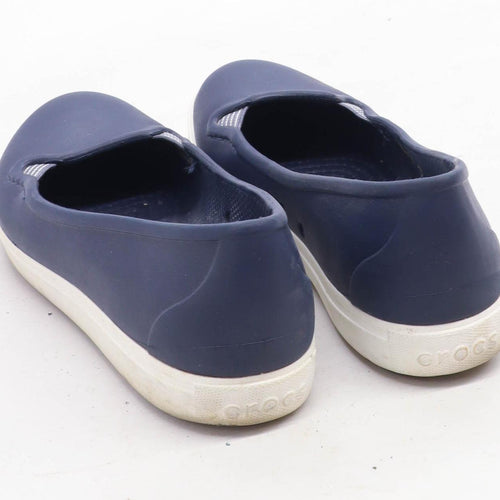 Crocs Girls UK Size 4 Blue Waterproof Shoes
