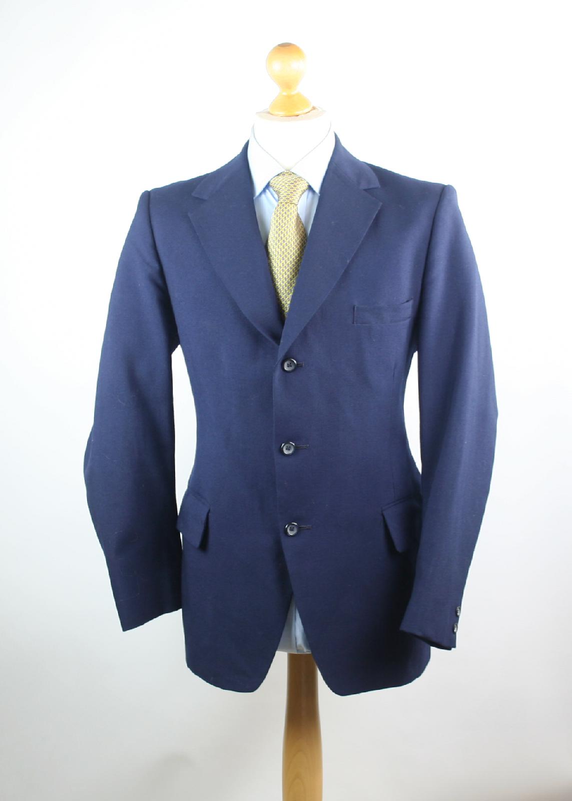 Burton Mens Blue Single Breasted Suit 38/38 (Regular)