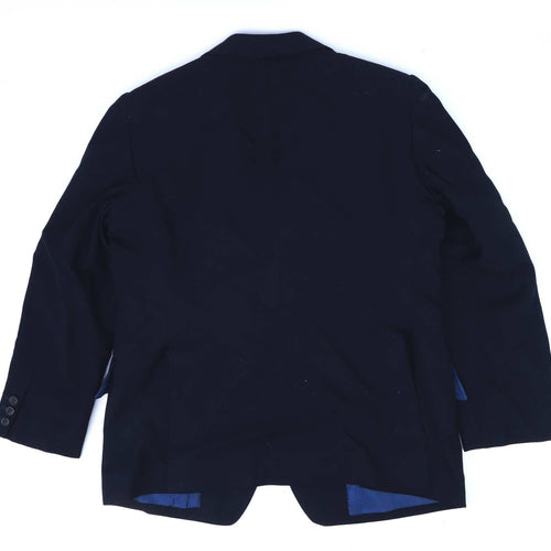 Beno Dorn Mens Wool Blend Blue Suit Jacket 40 Chest (Regular)