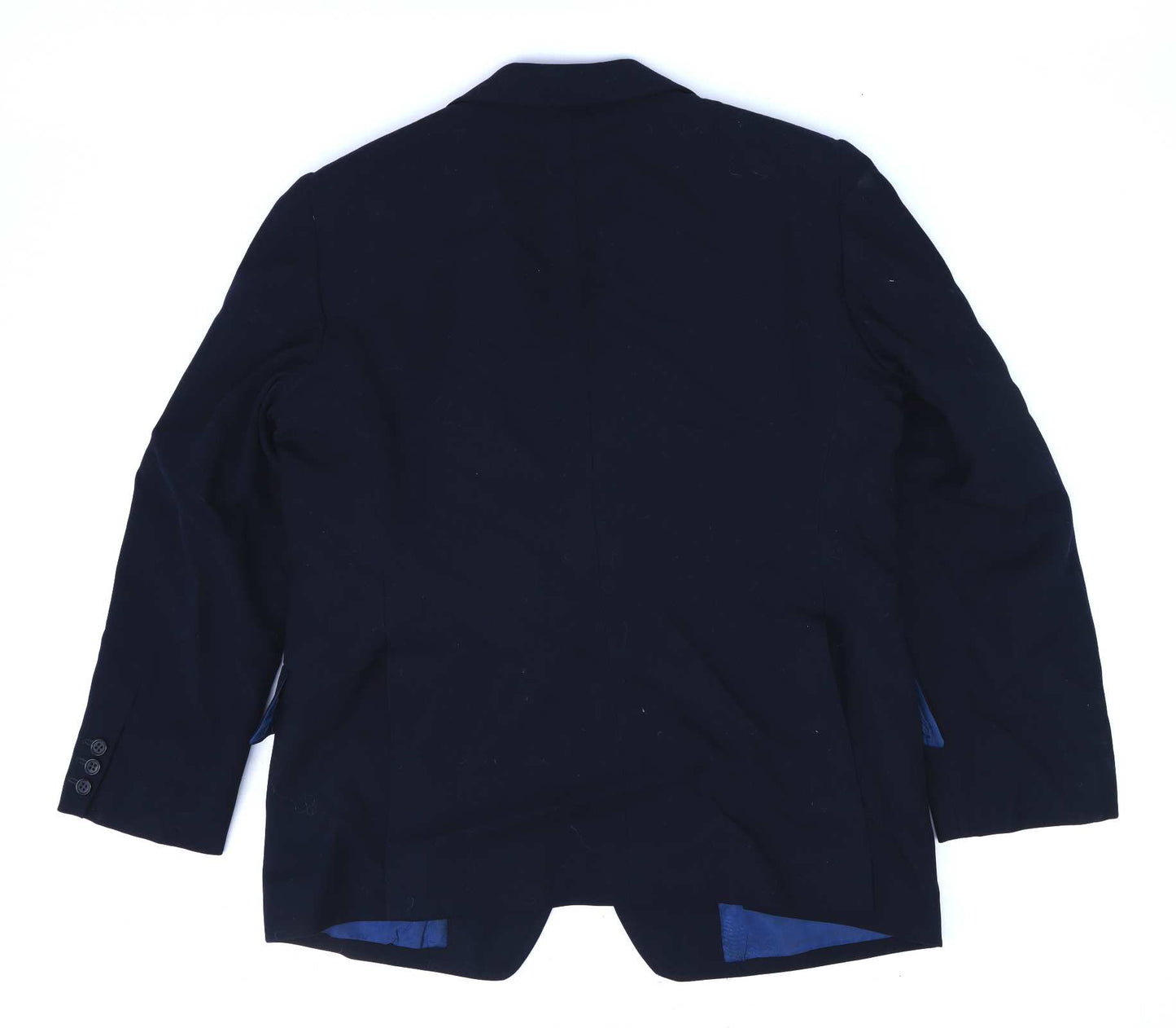 Beno Dorn Mens Wool Blend Blue Suit Jacket 40 Chest (Regular)