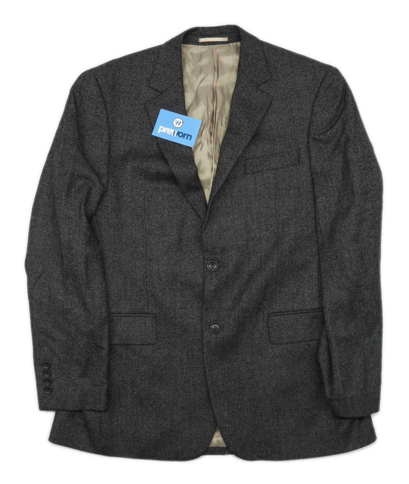 Dehavilland Mens Wool Grey Suit Jacket 42 Chest (Regular) – Preworn